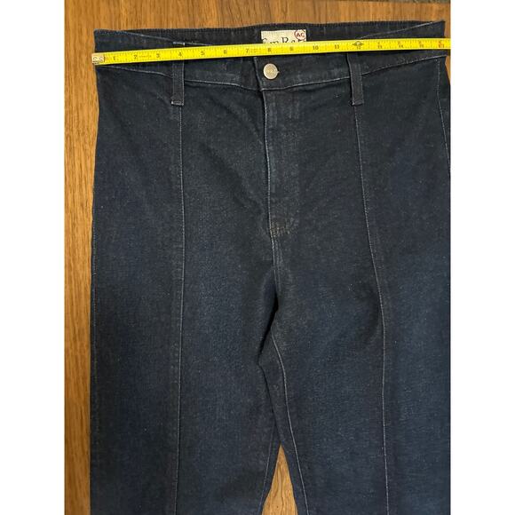 NEW! AG x Emrata and Revolve Anisten Flare Jean Subway with Slit Front Size 32. - Picture 9 of 11